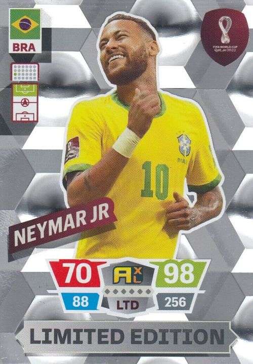 Trading Cards NEYMAR Jr PANINI `FIFA WORLD CUP 2022` QATAR RARE